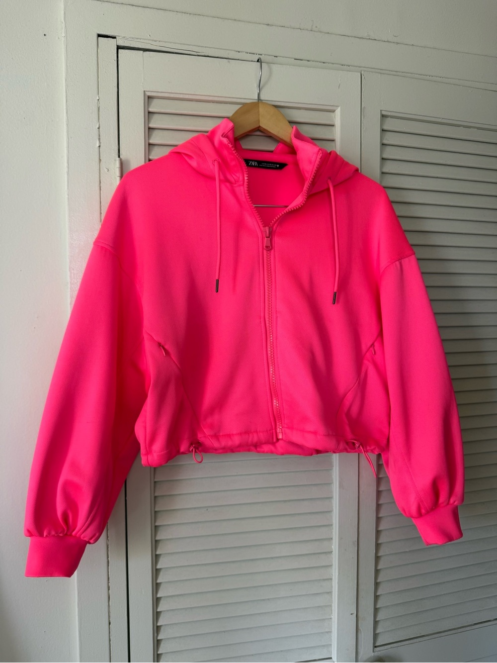 Zara hot pink hoodie